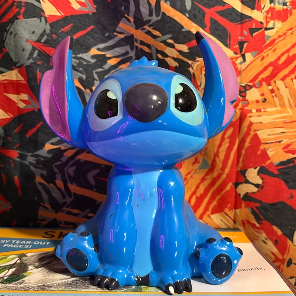 Stitch piggy bank